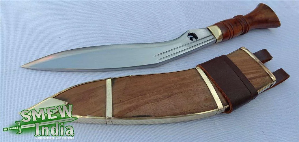 WOODEN HANDLE NEPALI DUTY KUKRI -GURKHA KHUKRI