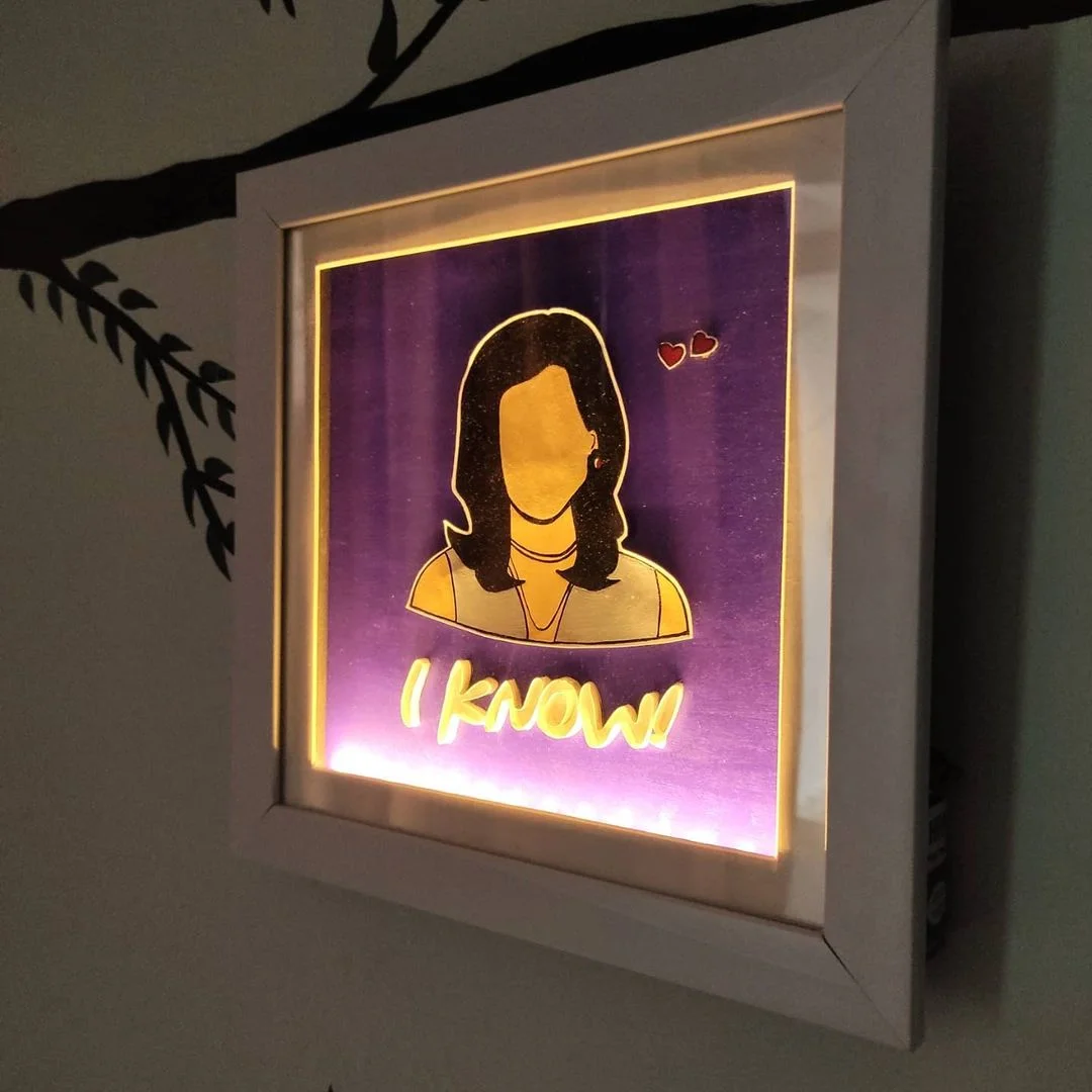 Friends wall art :Monica -I Know