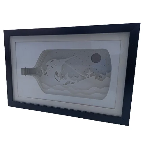 Shadow Box – Man on Boat